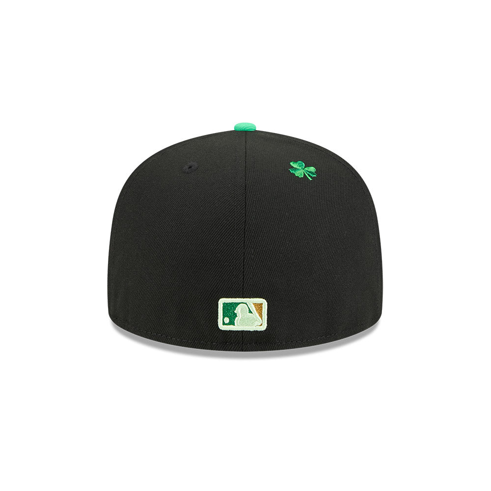 Chicago Cubs New Era Black 2026 St. Patrick's Day Authentic Collection On-Field 59FIFTY Fitted Hat for Men product image 4,