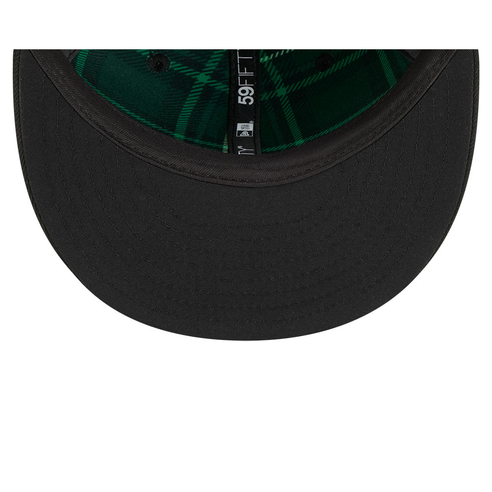 Chicago Cubs New Era Black 2026 St. Patrick's Day Authentic Collection On-Field 59FIFTY Fitted Hat for Men product image 7,