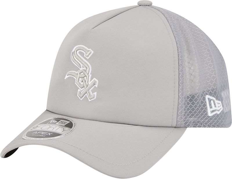 Chicago White Sox New Era 2026 Batting Practice 9Forty APEX Snap Adjustable Hat-Gray product image 3, provided for visual