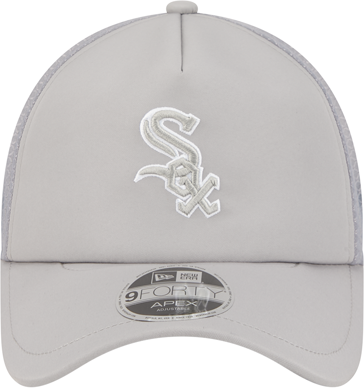Chicago White Sox New Era 2026 Batting Practice 9Forty APEX Snap Adjustable Hat-Gray product image 2, provided for visual