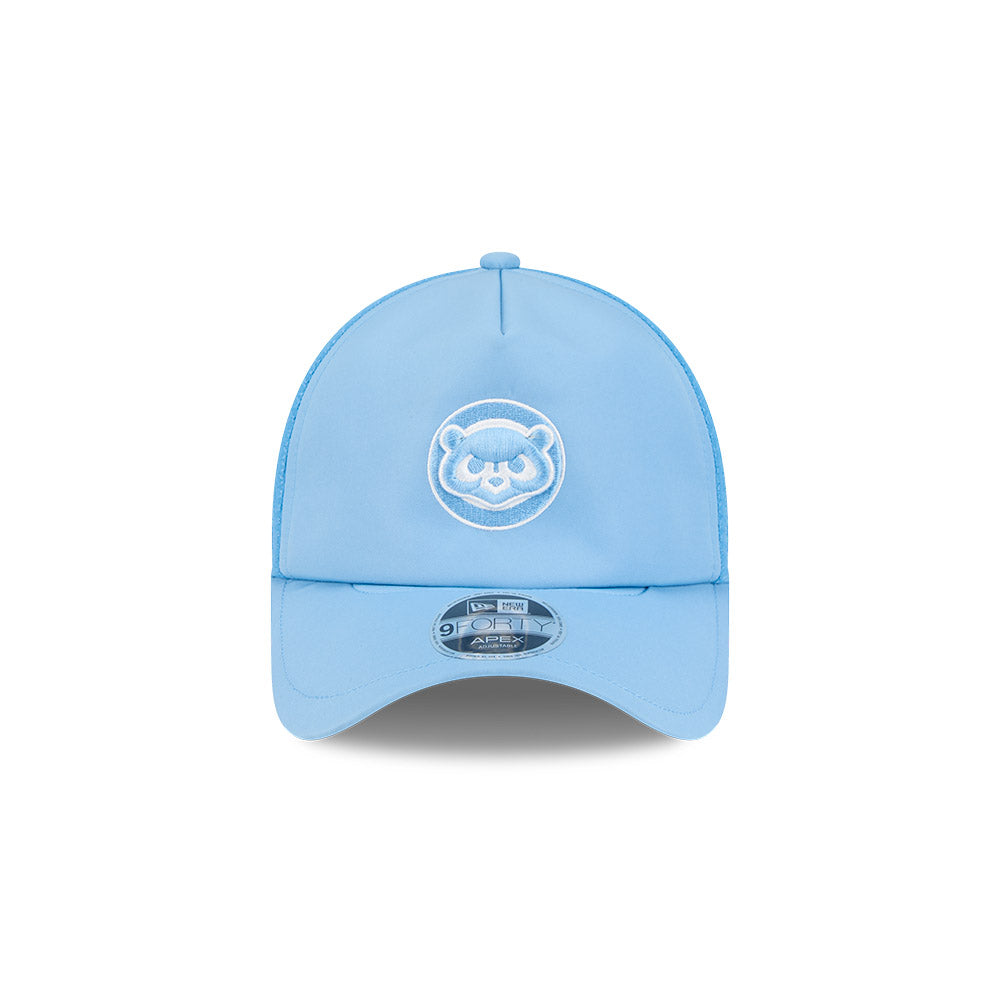 Chicago Cubs New Era 2026 Batting Practice 9Forty APEX "1984 Bear" Logo Snap Adjustable Hat-Sky Blue product image 2,