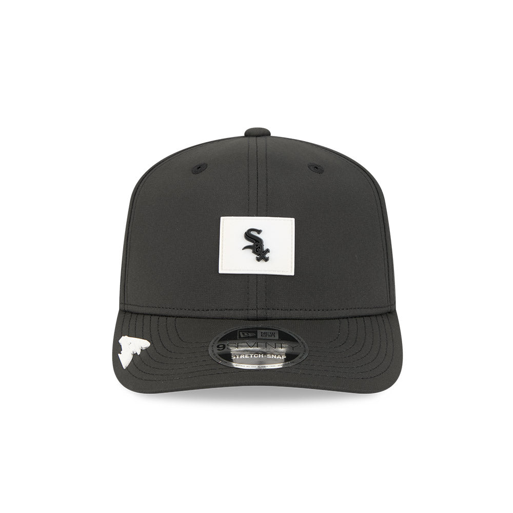 Chicago White Sox New Era 2026 Clubhouse 9SEVENTY Stretch Snap Adjustable Hat-Black product image 2, provided for visual