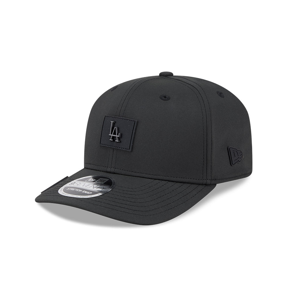 Los Angeles Dodgers New Era 2026 Clubhouse 9SEVENTY Stretch Snap Adjustable Hat-Black Tonal product image 3, provided for
