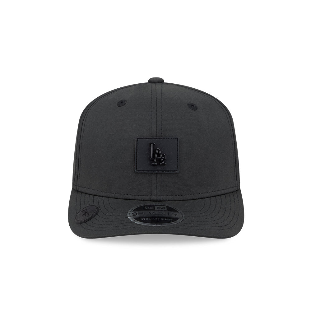 Los Angeles Dodgers New Era 2026 Clubhouse 9SEVENTY Stretch Snap Adjustable Hat-Black Tonal product image 2, provided for