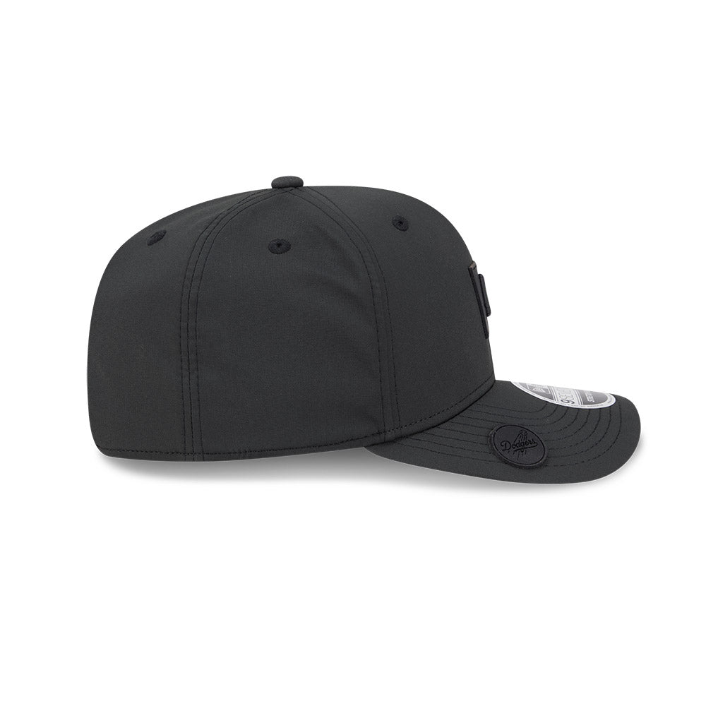 Los Angeles Dodgers New Era 2026 Clubhouse 9SEVENTY Stretch Snap Adjustable Hat-Black Tonal product image 7, provided for