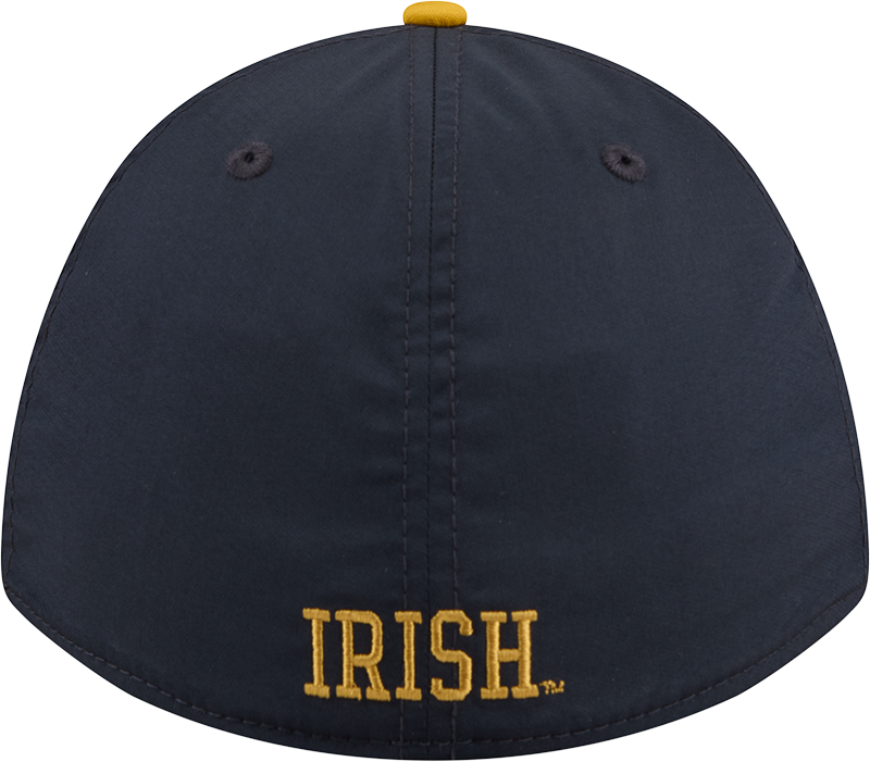 Mens New Era Notre Dame Fighting Irish M-Crown A-Frame Rope 39THIRTY Flex Hat-Gold/Navy product image 4, provided for visual