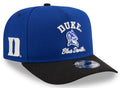 Duke Blue Devils New Era Blue A-Frame 9FIFTY Snapback Hat-Mascot Logo product image 1, provided for visual reference and