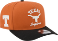 Texas Longhorns New Era Arched Burnt Orange A-Frame 9FIFTY Snapback Hat product image 1, provided for visual reference and