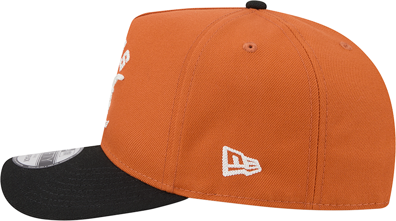 Texas Longhorns New Era Arched Burnt Orange A-Frame 9FIFTY Snapback Hat product image 7, provided for visual reference and