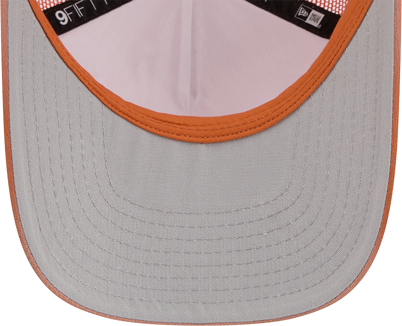 Texas Longhorns New Era Burnt Orange Fade Rope 9FIFTY A-FRAME Trucker Snapback Hat product image 5, provided for visual