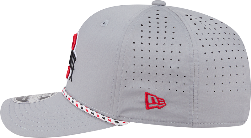 Ohio State Buckeyes New Era Gray Rope 9SEVENTY Stretch-Snap Adjustable Hat product image 6, provided for visual reference