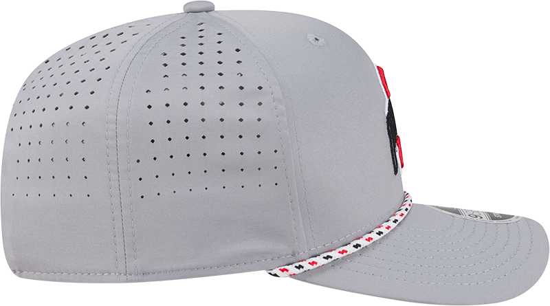 Ohio State Buckeyes New Era Gray Rope 9SEVENTY Stretch-Snap Adjustable Hat product image 7, provided for visual reference