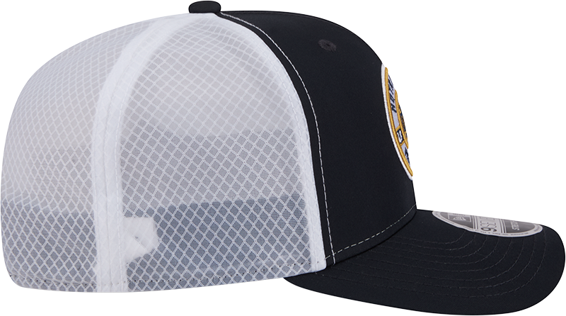 Notre Dame Fighting Irish New Era Navy/White 9SEVENTY Trucker Stretch Snap Hat for Men product image 6, provided for visual