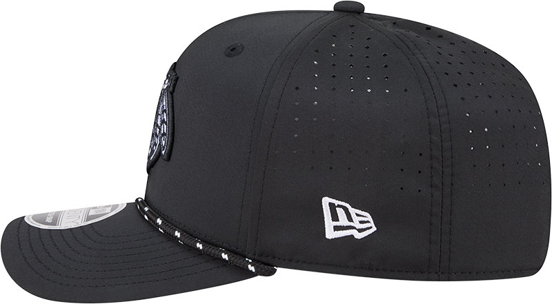 Chicago Blackhawks New Era Black Rope 9SEVENTY Stretch-Snap Adjustable Hat product image 7, provided for visual reference