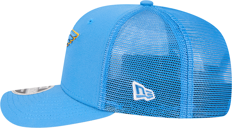 St. Louis Blues New Era Royal New Era 9SEVENTY Trucker Hat for Men product image 4, provided for visual reference and