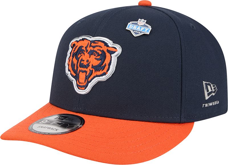 Chicago Bears New Era Navy 2026 NFL Draft 9FIFTY Snapback Adjustable Hat product image 1, provided for visual reference and