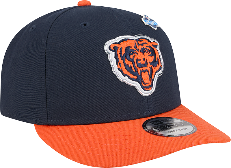 Chicago Bears New Era Navy 2026 NFL Draft 9FIFTY Snapback Adjustable Hat product image 3, provided for visual reference and