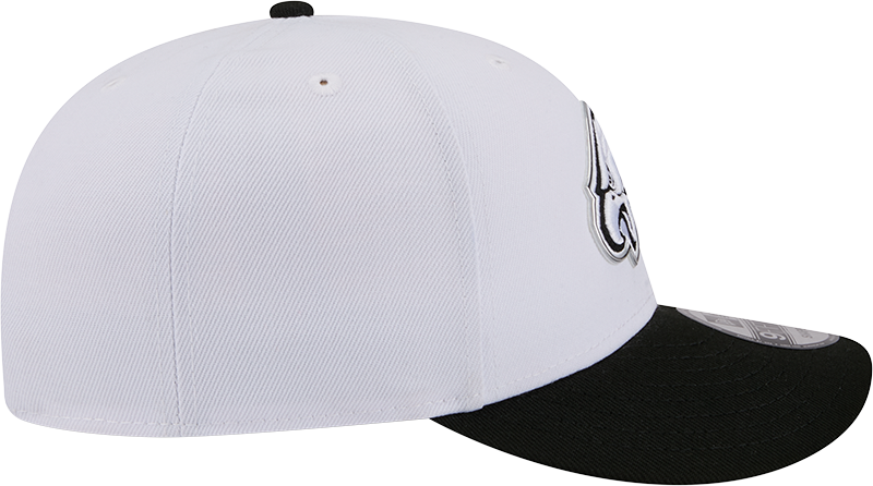 Philadelphia Eagles New Era White/Black 2026 NFL Draft 9FIFTY Snapback Adjustable Hat product image 4, provided for visual