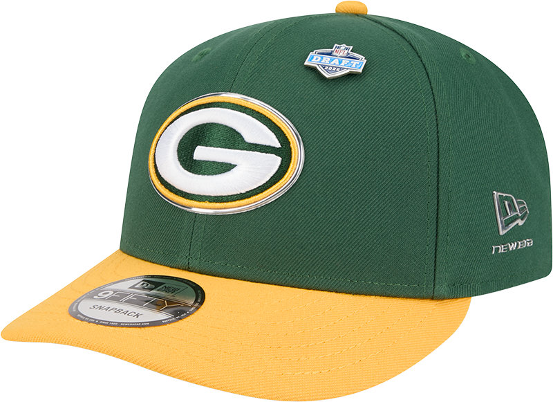 Green Bay Packers New Era Green 2026 NFL Draft 9FIFTY Snapback Adjustable Hat product image 1, provided for visual reference