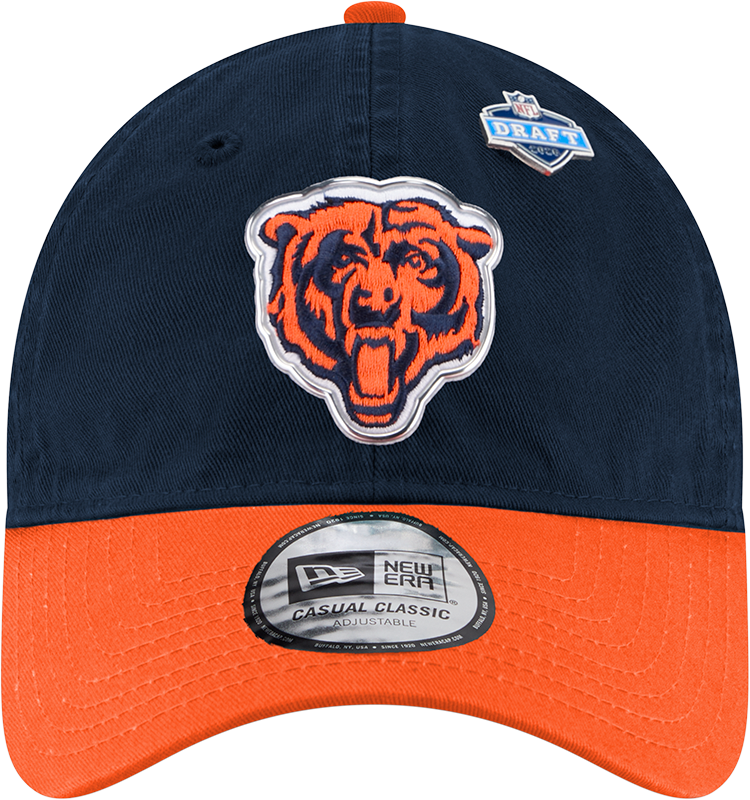 Chicago Bears New Era 2026 NFL Draft Casual Classic Adjustable Hat product image 2, provided for visual reference and
