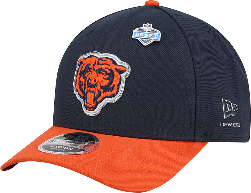 Chicago Bears New Era Navy 2026 NFL Draft 9FORTY M-Crown Snapback Adjustable Hat product image 1, provided for visual