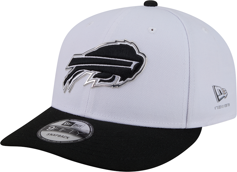 Buffalo Bills New Era White/Black 2026 NFL Draft 9FIFTY Snapback Adjustable Hat product image 1, provided for visual