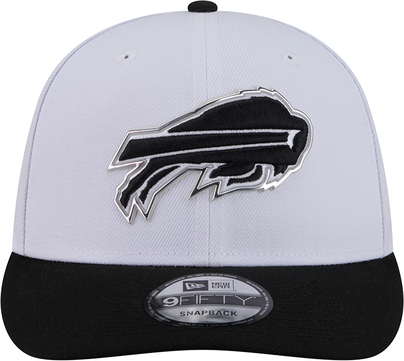 Buffalo Bills New Era White/Black 2026 NFL Draft 9FIFTY Snapback Adjustable Hat product image 2, provided for visual