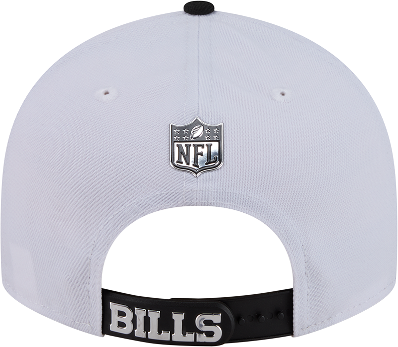 Buffalo Bills New Era White/Black 2026 NFL Draft 9FIFTY Snapback Adjustable Hat product image 6, provided for visual