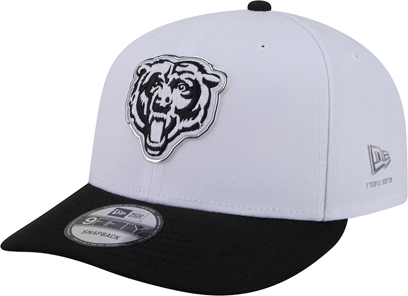 Chicago Bears New Era White/Black 2026 NFL Draft 9FIFTY Snapback Adjustable Hat product image 1, provided for visual