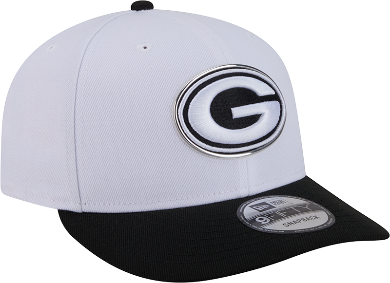 Green Bay Packers New Era White/Black 2026 NFL Draft 9FIFTY Snapback Adjustable Hat product image 3, provided for visual