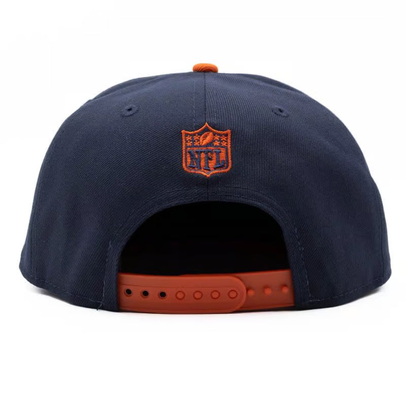 Chicago Bears New Era 2 Tone Navy Orange Monsters Of The Midway Adjustable Snapback Hat product image 4, provided for visual