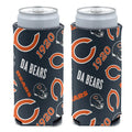 Chicago Bears Scatter Slim. Can Cooler By Wincraft product image 1, provided for visual reference and product detail review