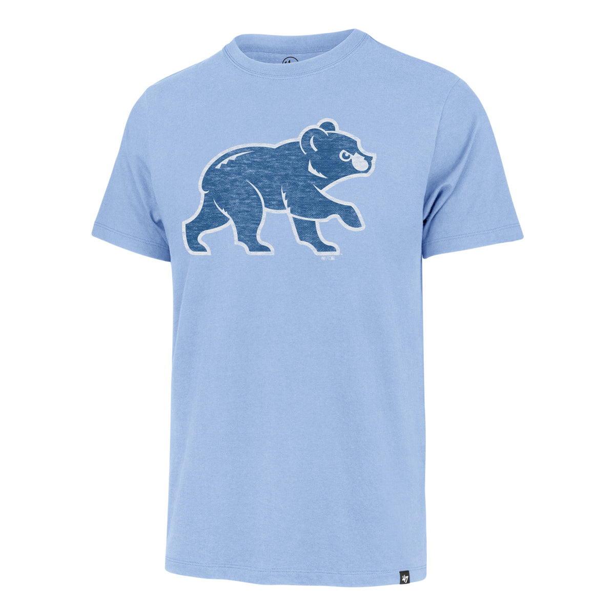 Chicago Cubs Premier Franklin Gulf Blue Walking Bear T-Shirt by '47 for Men product image 1, provided for visual reference