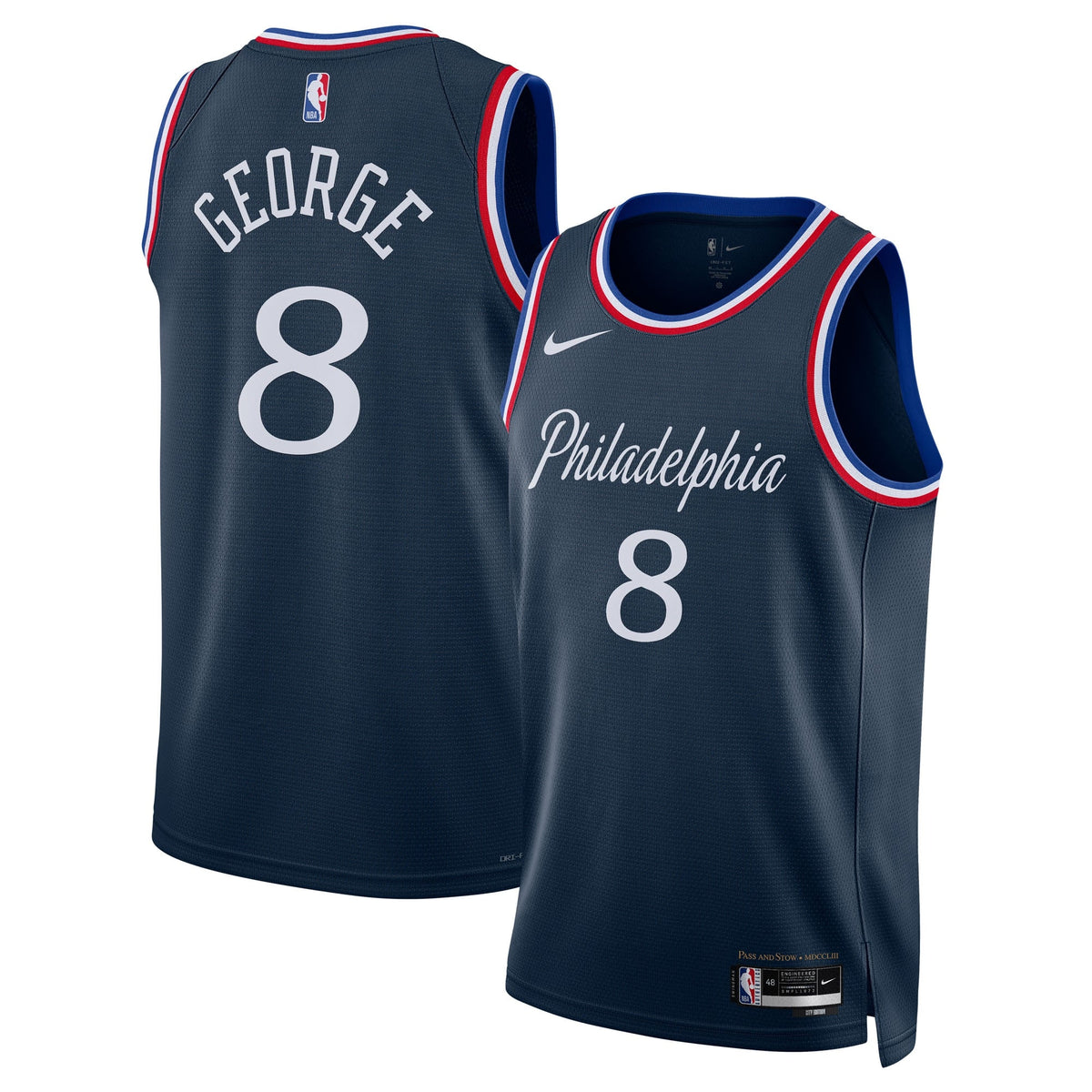 Philadelphia 76ers Paul George Nike 2025/26 City Swingman product image 1