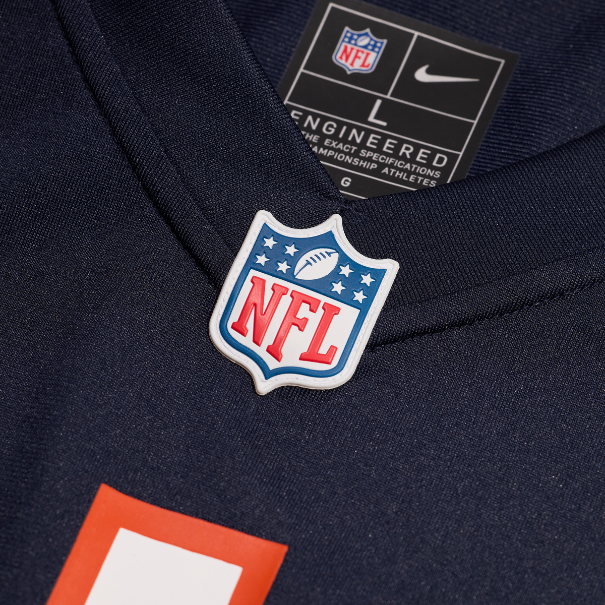 Chicago Bears Colston Loveland Nike Navy Team Color Game Jersey for Men product image 4, provided for visual reference and