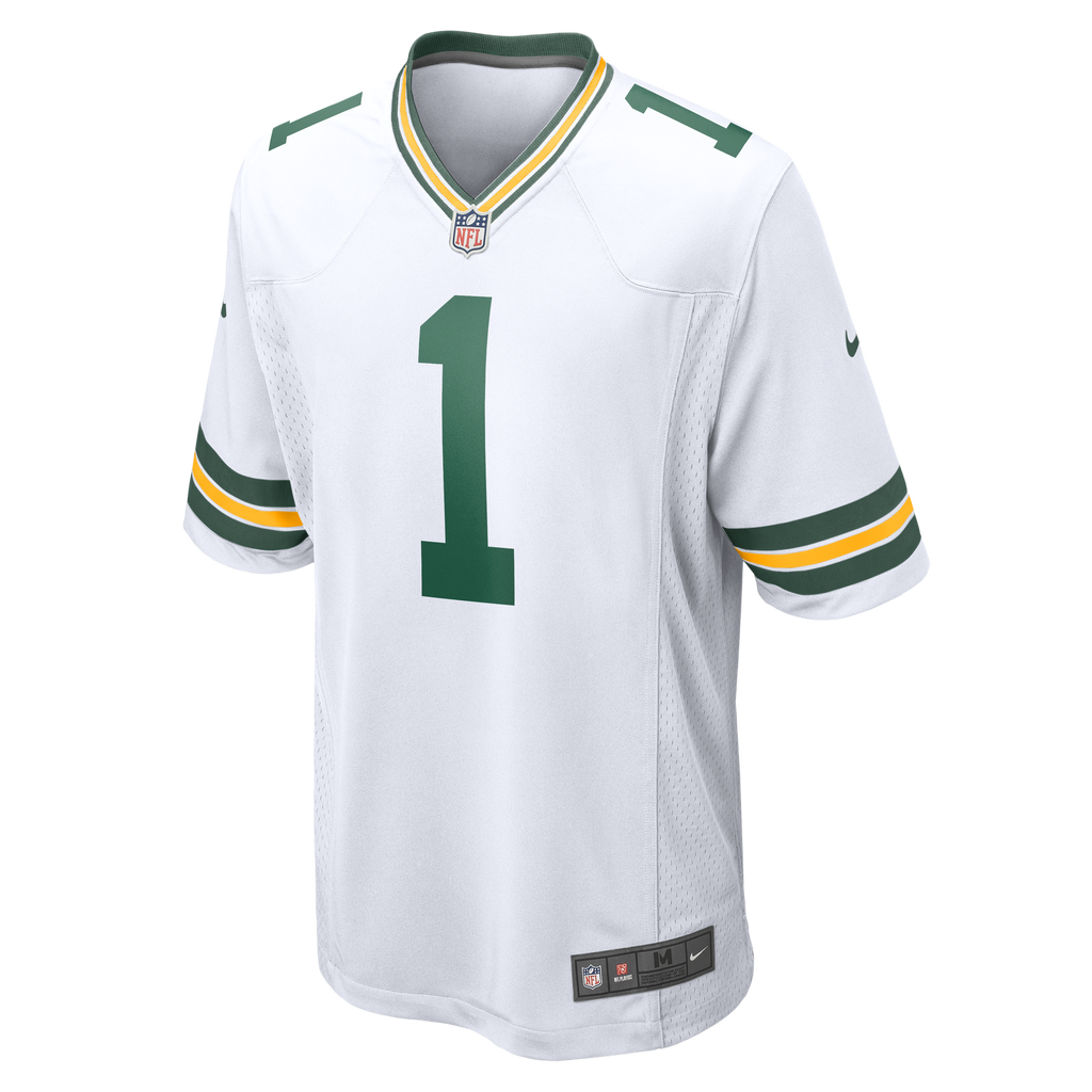 Green Bay Packers Micah Parsons Nike White Player Game Jersey for Men product image 2, provided for visual reference and