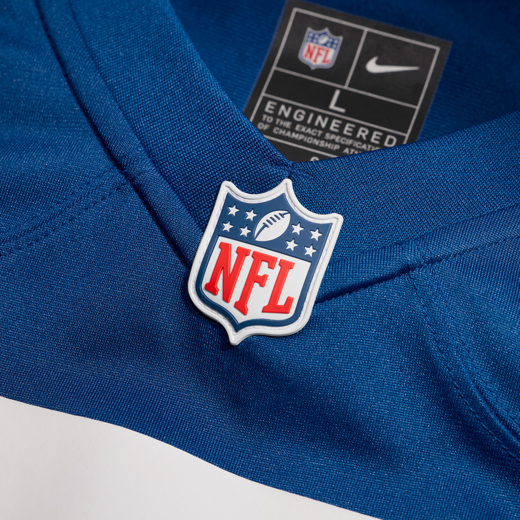 Tyler Warren Indianapolis Colts Nike Blue Replica Game Jersey for Men product image 4, provided for visual reference and