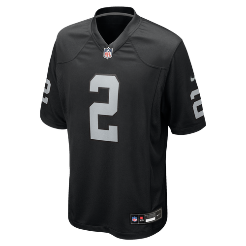 Ashton Jeanty Las Vegas Raiders Nike Black Replica Game Jersey for Men product image 2, provided for visual reference and