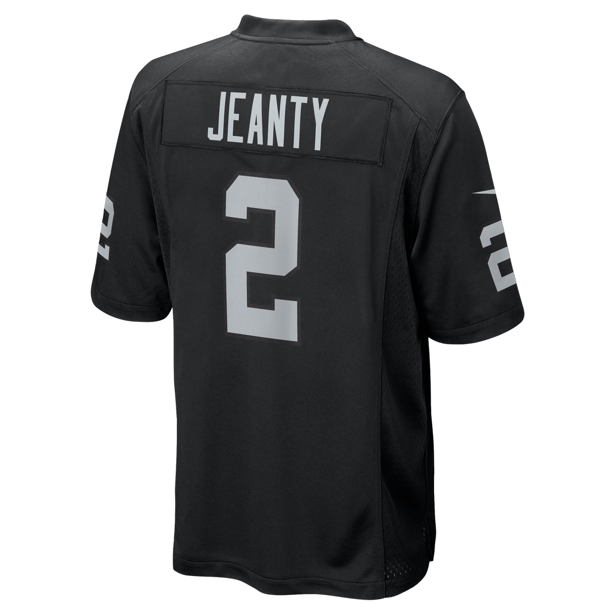 Ashton Jeanty Las Vegas Raiders Nike Black Replica Game Jersey for Men product image 3, provided for visual reference and