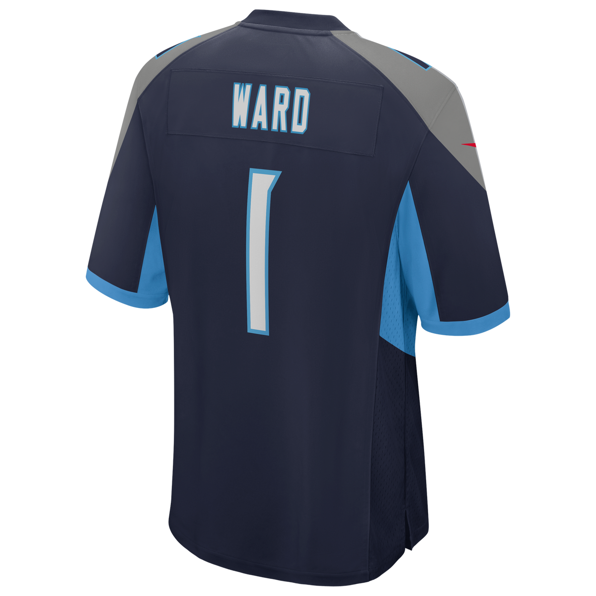 Cam Ward Tennessee Titans Nike Navy Replica Game Jersey for Men product image 3, provided for visual reference and product