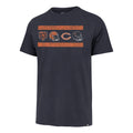 Chicago Bears Multi Logo Navy Regional Club T-Shirt for Men product image 1, provided for visual reference and product