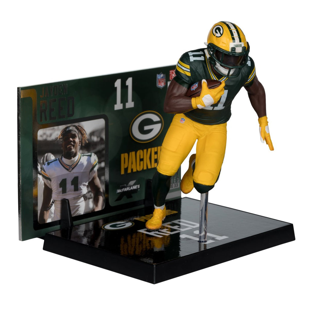 Jayden Reed Green Bay Packers Sportspicks Legacy Series McFarlane Figure product image 1, provided for visual reference and