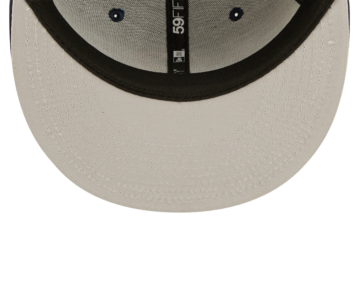 Chicago Bears "B" Logo Nightshift Navy Traditions New Era 59FIFTY Fitted Hat product image 7, provided for visual reference