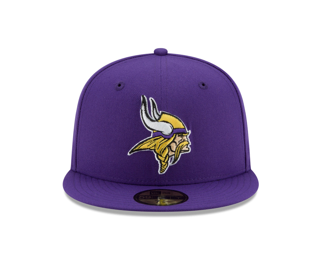 Minnesota Vikings Purple Basic 59FIFTY Fitted Hat product image 2, provided for visual reference and product detail review