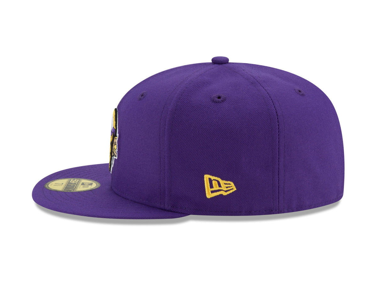Minnesota Vikings Purple Basic 59FIFTY Fitted Hat product image 4, provided for visual reference and product detail review