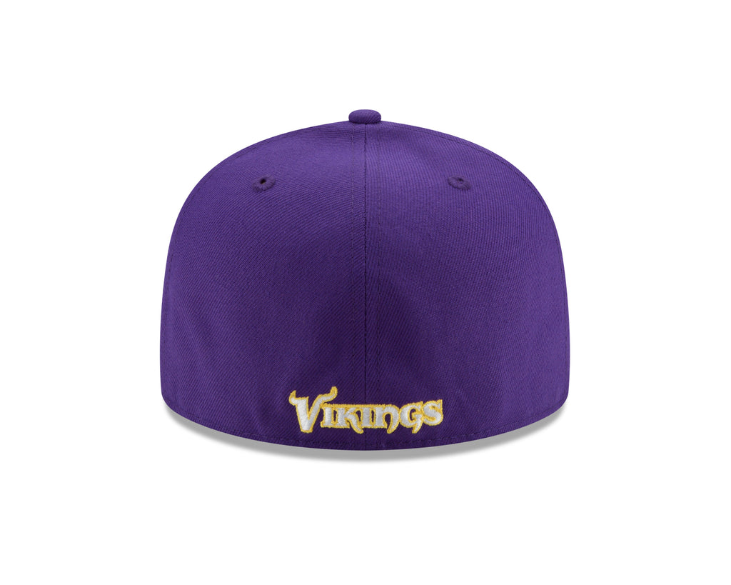 Minnesota Vikings Purple Basic 59FIFTY Fitted Hat product image 6, provided for visual reference and product detail review