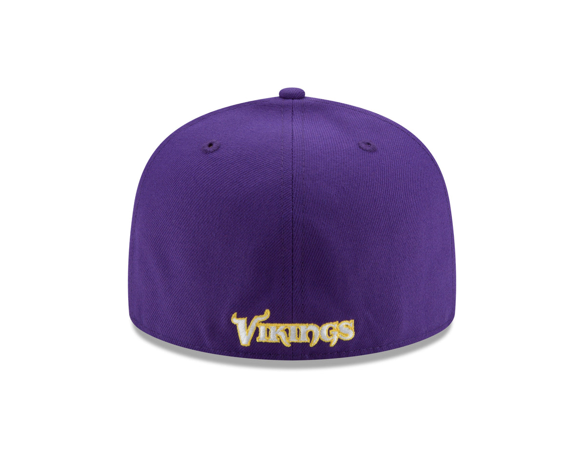 Minnesota Vikings Purple Basic 59FIFTY Fitted Hat product image 6, provided for visual reference and product detail review