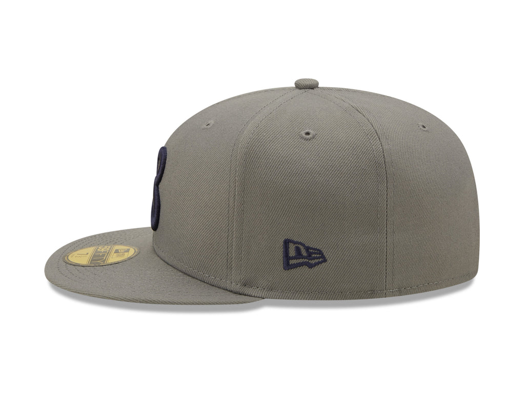 Chicago Bears "B" Logo Traditions Storm Gray New Era 59FIFTY Fitted Hat product image 4, provided for visual reference and