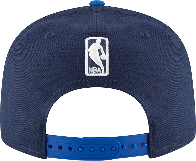 Men’s Oklahoma City Thunder 2 Tone Navy/Blue 9FIFTY Snapback Hat By New Era product image 6, provided for visual reference
