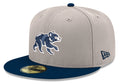 Chicago Cubs Stone/Navy Spring Training Bear New Era 59FIFTY Fitted Hat product image 1, provided for visual reference and